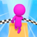 fall race 3d android application logo